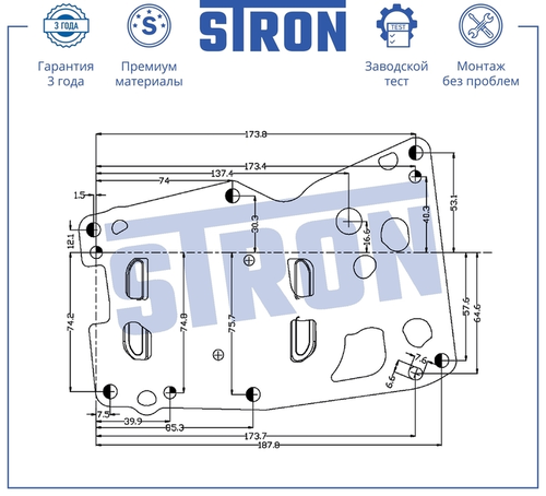 Масляный радиатор STRON STA0113