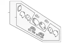 Тормозные колодки дисковые MAZDA GHY92648ZB