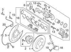Тормозные колодки дисковые MAZDA GHY92648ZB