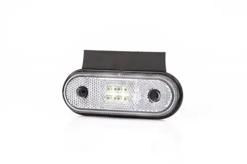 фонарь габаритный! белого цвета, LED 120x46 с кронштейном, проводом 0.5м\