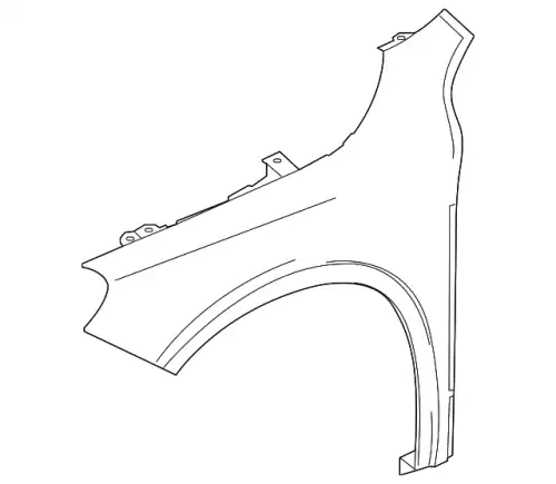 Крыло MB 156 880 01 18