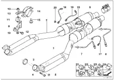 Болт с шестигранной головкой !M8x65 \BMW 5' E28, E34, E39, 6' E24, 7' E32, E38, 8' E31, 11 62 1 716 352