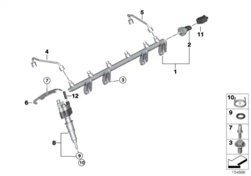 Гнездовой контакт !0.35 \BMW 1' E82, E88, 3' E46, E90, LCI, E91, E92, E93, 5' E39, E60, 12 51 2 247 474