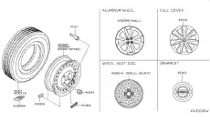  КОЛПАЧОК ПЛАСТИКОВЫЙ (NISSAN) 403432DR0A