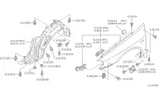 Подкрылок NISSAN 638402Y000