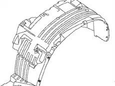 Подкрылок NISSAN 638412Y000