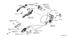  ПРОКДАДКА РУЧКИ ДВЕРИ 806541AA0A NISSAN