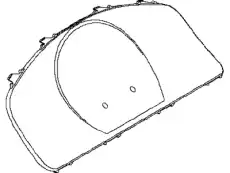 Стекло (ORG) 24813ED001 NISSAN