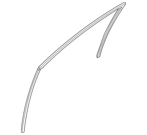 Уплотнитель двери NISSAN 803311LA1A