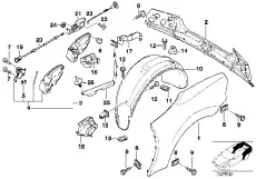 Подкрылок BMW 51 71 8 397 691