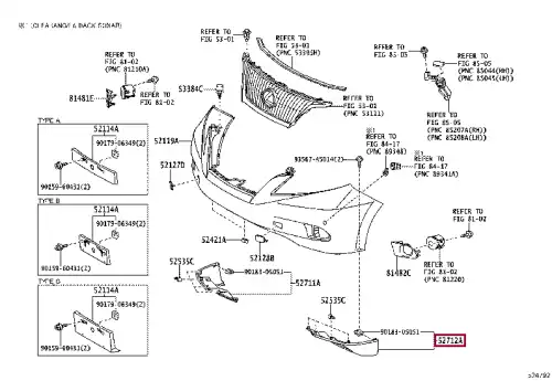 МОЛДИНГ 5271248030 TOYOTA / LEXUS