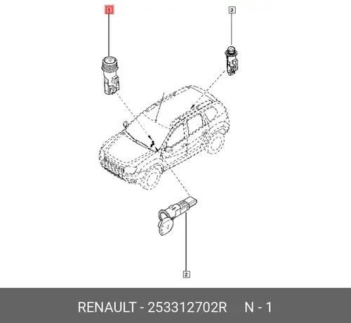 прикуриватель!\ Renault 253312702R