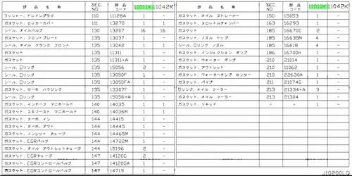 ПРОКЛАДКИ ДВС A0A01MA70A NISSAN