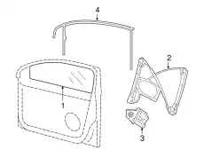  (8 ГР.), (VW), CТЕКЛО ДВЕРНОЕ 1K5845201B VAG