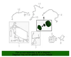 Шкив компрессора конд BP4S61L20 MAZDA