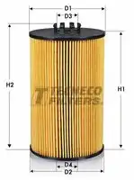 Фильтр масляный TECNECO OL013125E