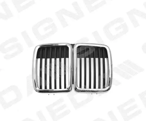 Решетка центр BMW-3 (83-91) PBM07003GC SIGNEDA