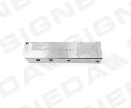 PBM43045BR Кронштейн усилителя бампера пер.прав.нижн.алюм. SIGNEDA