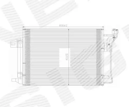 Радиатор кондиционера (конденсатор) SIGNEDA RC940032USA