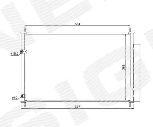 Радиатор кондиционера (конденсатор) SIGNEDA RC940037
