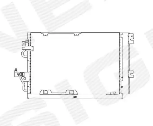 Радиатор кондиционера (конденсатор) SIGNEDA RC94807
