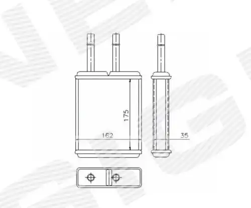 Радиатор печки SIGNEDA RP71957