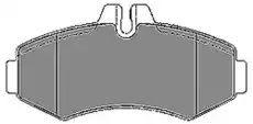 Тормозные колодки дисковые MAPCO 6522