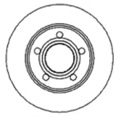 Тормозной диск MAPCO 15878