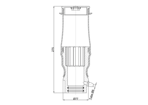 Амортизатор кабины BLACKTECH 11035C