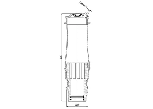 Амортизатор кабины BLACKTECH 11027C