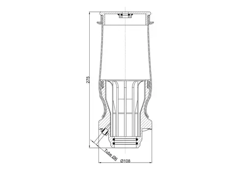 Амортизатор кабины BLACKTECH 11024C