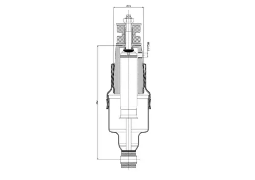 Амортизатор кабины BLACKTECH 11049CA