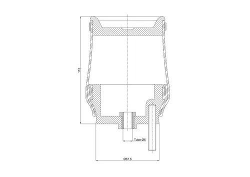 ПОДУШКА КАБИНЫ RVI 21004C BLACKTECH