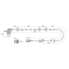 Датчик ABS FEBEST 14606-002