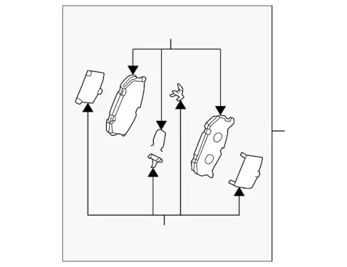 Тормозные колодки дисковые MAZDA G5Y6-26-48ZA