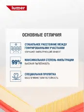 Фильтр воздушный LUMER LM02918