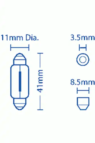 Автолампа AC DELCO ACBU1001