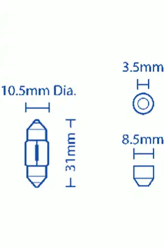 Автолампа AC DELCO ACBU1000