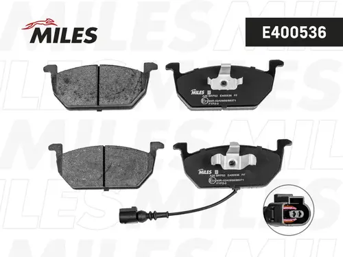 Тормозные колодки дисковые MILES E400536