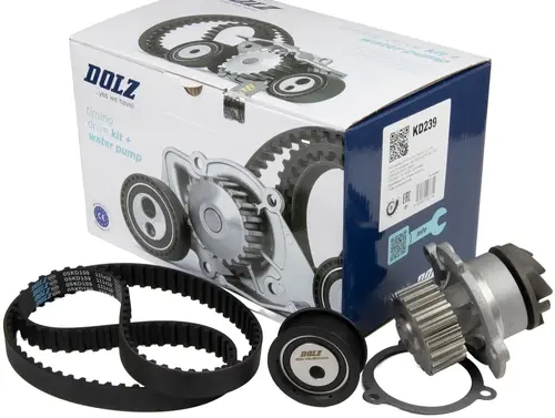 комплект ГРМ с помпой KD239 DOLZ
