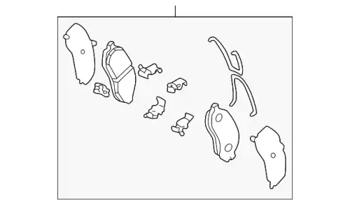 Тормозные колодки дисковые MAZDA NCY5-33-23Z