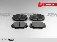 Тормозные колодки дисковые передняя ось FENOX BP43066