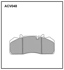 Тормозные колодки дисковые передняя ось ALLIED NIPPON ACV048K