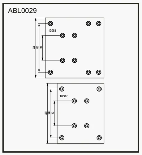 ТОРМОЗНЫЕ НАКЛАДКИ ABL1029 ALLIED NIPPON