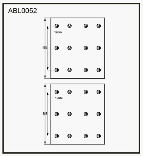 Накладки тормозные ALLIED NIPPON ABL1052