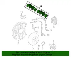 Тормозные колодки дисковые MB 004 420 94 20