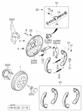 Суппорт тормозной HYUNDAI / KIA 0K2N349980