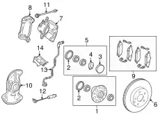 шланг тормозной перед. MB 204 428 01 35