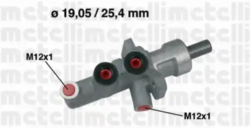 Главный тормозной цилиндр 05-0624 METELLI
