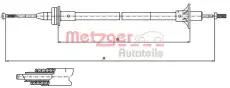 Трос сцепления METZGER 10.2412